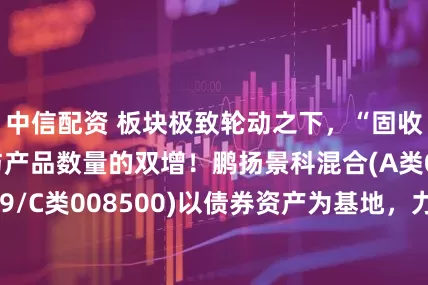 中信配资 板块极致轮动之下，“固收+”产品规模与产品数量的双增！鹏扬景科混合(A类008499/C类008500)以债券资产为基地，力争捕捉市场多元机遇
